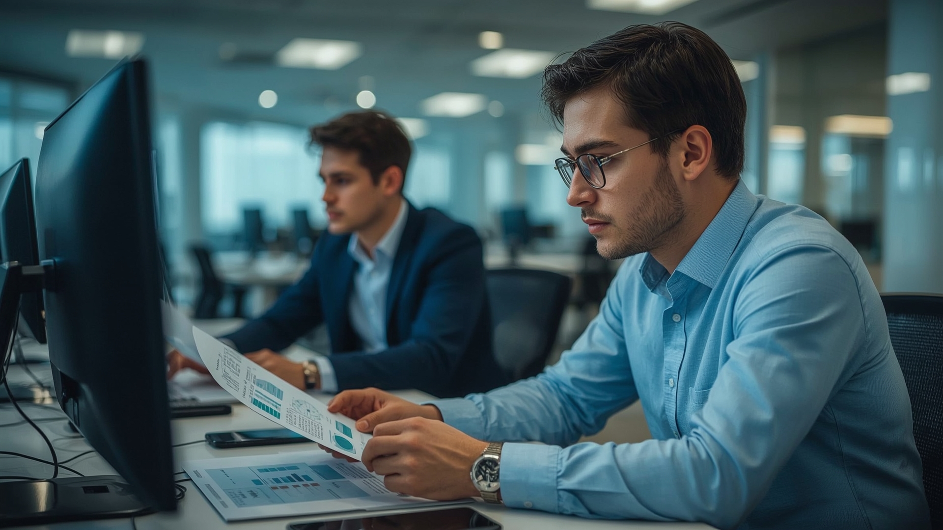 Bureau moderne soliquentra - Environnement professionnel